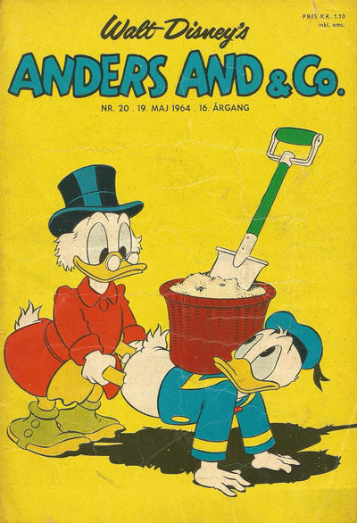 Cover for Anders And & Co. (Egmont, 1949 series) #20/1964