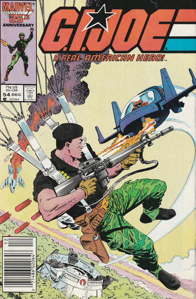 Cover for G.I. Joe, A Real American Hero (Marvel, 1982 series) #54 [Newsstand]
