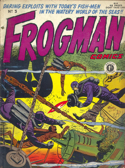 Cover for Frogman Comics (Thorpe & Porter, 1952 series) #3