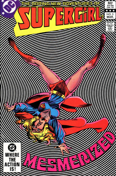 Cover for The Daring New Adventures of Supergirl (DC, 1982 series) #5 [Direct]