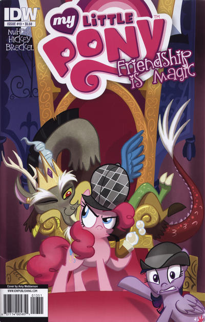 Cover for My Little Pony: Friendship Is Magic (IDW, 2012 series) #13 [Cover RE - Hot Topic Exclusive - Amy Mebberson]