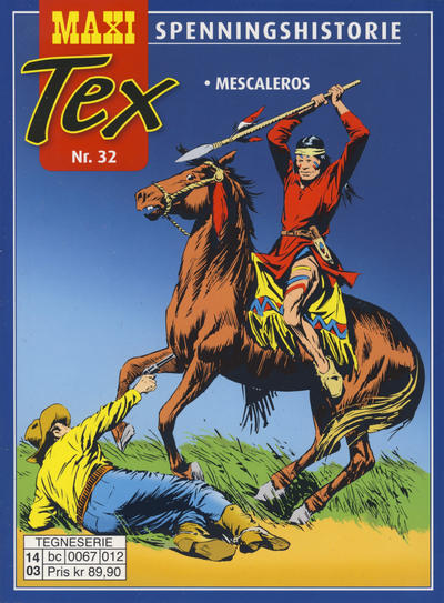 Cover for Maxi Tex (Hjemmet / Egmont, 2008 series) #32 - Mescaleros