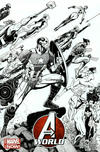 Cover Thumbnail for Avengers World (2014 series) #1 [Arthur Adams Black & White Wraparound Variant]