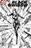 Cover Thumbnail for Black Widow (2014 series) #1 [J. Scott Campbell Black & White Variant]