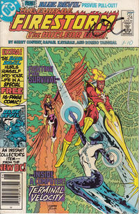 Cover Thumbnail for The Fury of Firestorm (DC, 1982 series) #24 [Newsstand]