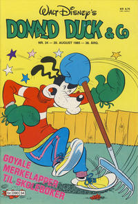 Cover Thumbnail for Donald Duck & Co (Hjemmet / Egmont, 1948 series) #34/1985