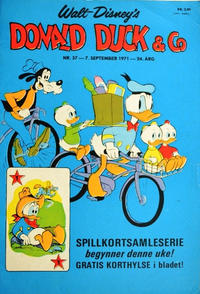 Cover for Donald Duck & Co (Hjemmet / Egmont, 1948 series) #37/1971