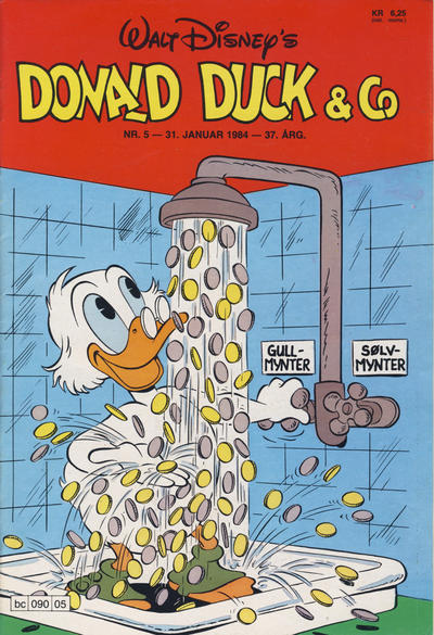 Cover for Donald Duck & Co (Hjemmet / Egmont, 1948 series) #5/1984