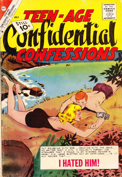 Cover for Teen-Age Confidential Confessions (Charlton, 1960 series) #7