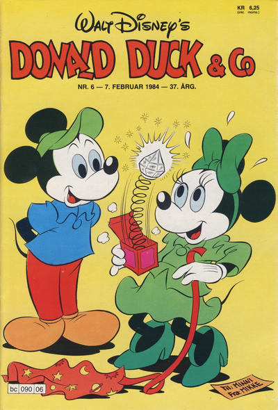 Cover for Donald Duck & Co (Hjemmet / Egmont, 1948 series) #6/1984