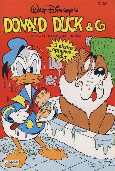 Cover for Donald Duck & Co (Hjemmet / Egmont, 1948 series) #7/1984