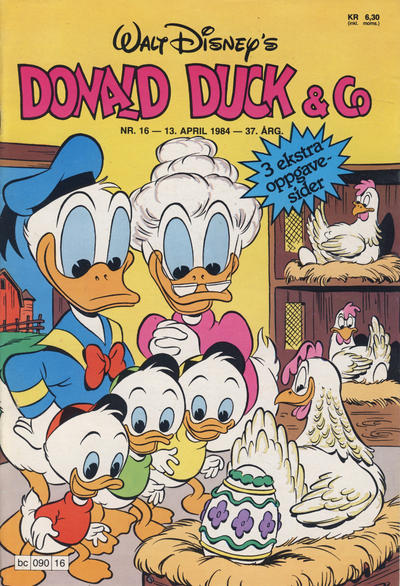 Cover for Donald Duck & Co (Hjemmet / Egmont, 1948 series) #16/1984