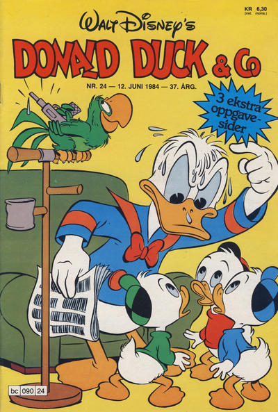 Cover for Donald Duck & Co (Hjemmet / Egmont, 1948 series) #24/1984