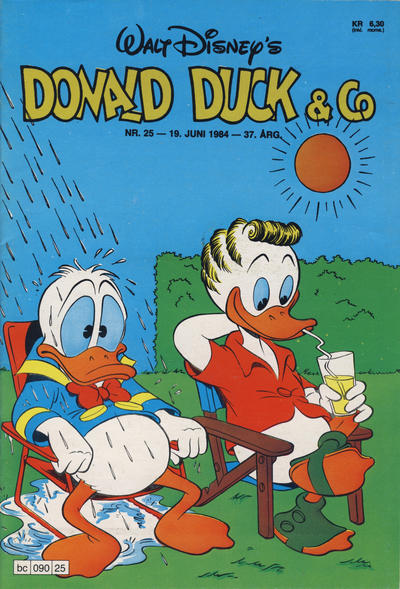 Cover for Donald Duck & Co (Hjemmet / Egmont, 1948 series) #25/1984