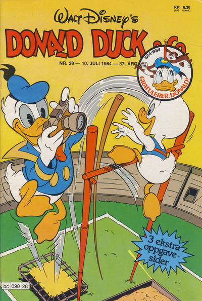 Cover for Donald Duck & Co (Hjemmet / Egmont, 1948 series) #28/1984