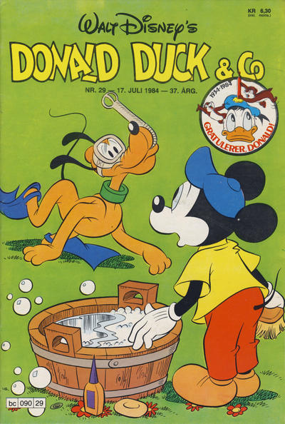 Cover for Donald Duck & Co (Hjemmet / Egmont, 1948 series) #29/1984