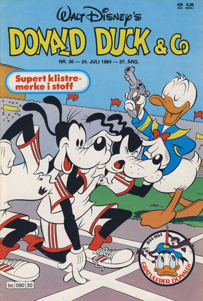 Cover for Donald Duck & Co (Hjemmet / Egmont, 1948 series) #30/1984