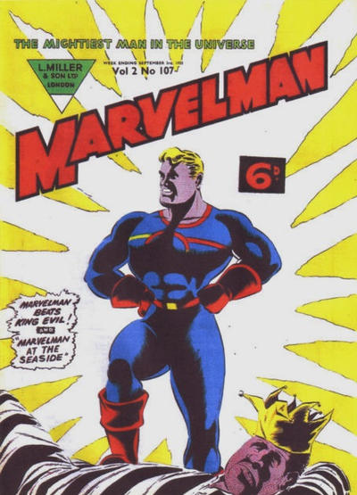 Cover for Marvelman (L. Miller & Son, 1954 series) #107