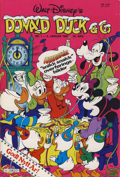 Cover for Donald Duck & Co (Hjemmet / Egmont, 1948 series) #1/1985