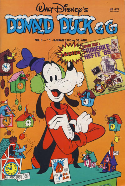 Cover for Donald Duck & Co (Hjemmet / Egmont, 1948 series) #3/1985