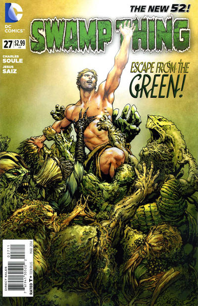 Cover for Swamp Thing (DC, 2011 series) #27