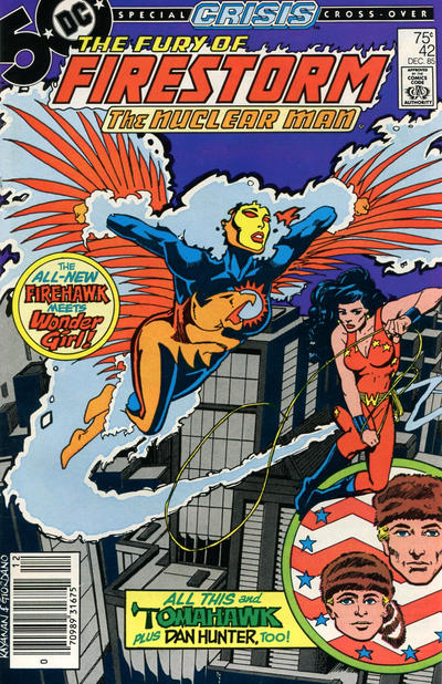Cover for The Fury of Firestorm (DC, 1982 series) #42 [Newsstand]