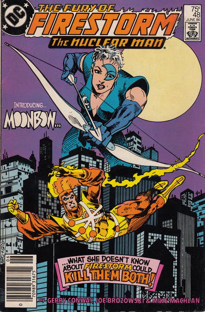 Cover for The Fury of Firestorm (DC, 1982 series) #48 [Newsstand]