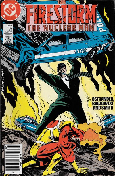 Cover for Firestorm the Nuclear Man (DC, 1987 series) #71 [Newsstand]