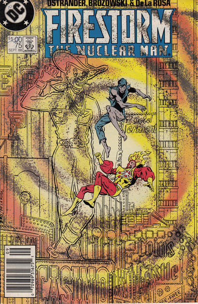 Cover for Firestorm the Nuclear Man (DC, 1987 series) #75 [Newsstand]