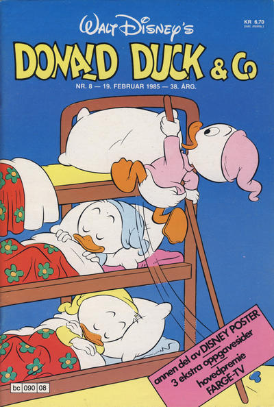 Cover for Donald Duck & Co (Hjemmet / Egmont, 1948 series) #8/1985
