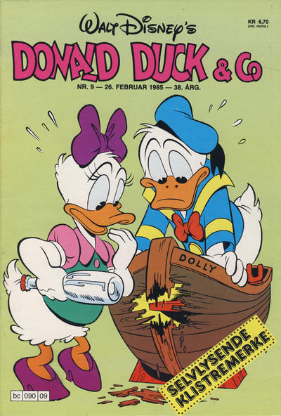 Cover for Donald Duck & Co (Hjemmet / Egmont, 1948 series) #9/1985