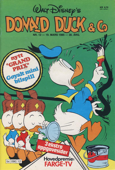Cover for Donald Duck & Co (Hjemmet / Egmont, 1948 series) #12/1985