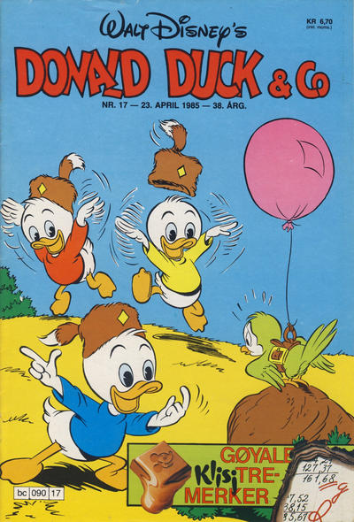 Cover for Donald Duck & Co (Hjemmet / Egmont, 1948 series) #17/1985