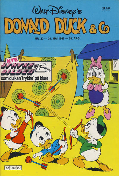 Cover for Donald Duck & Co (Hjemmet / Egmont, 1948 series) #22/1985