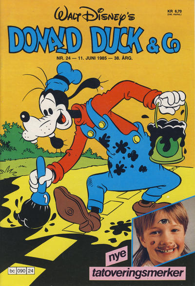 Cover for Donald Duck & Co (Hjemmet / Egmont, 1948 series) #24/1985