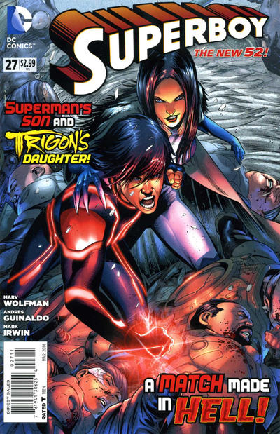 Cover for Superboy (DC, 2011 series) #27