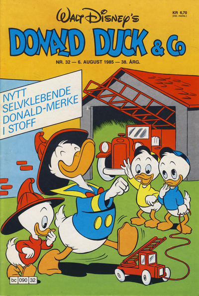 Cover for Donald Duck & Co (Hjemmet / Egmont, 1948 series) #32/1985