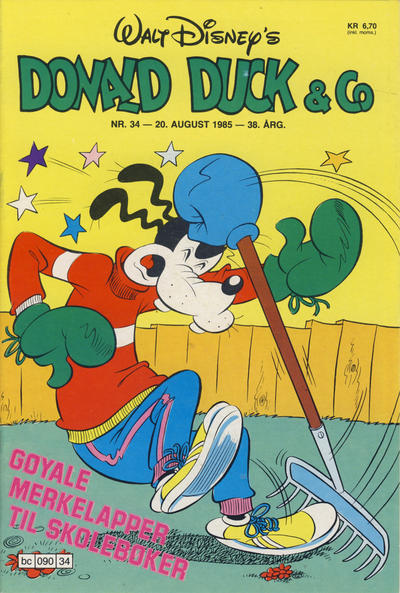 Cover for Donald Duck & Co (Hjemmet / Egmont, 1948 series) #34/1985