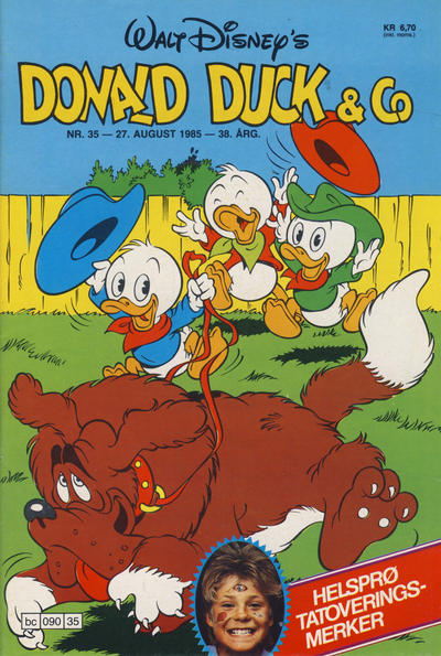 Cover for Donald Duck & Co (Hjemmet / Egmont, 1948 series) #35/1985