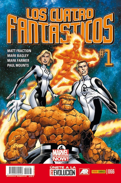 Cover for Los 4 Fantásticos (Panini España, 2008 series) #66