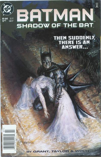 Cover for Batman: Shadow of the Bat (DC, 1992 series) #64 [Newsstand]