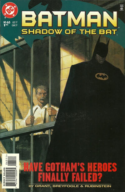 Cover for Batman: Shadow of the Bat (DC, 1992 series) #65 [Direct Sales]