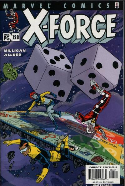 Cover for X-Force (Marvel, 1991 series) #128 [Direct Edition]