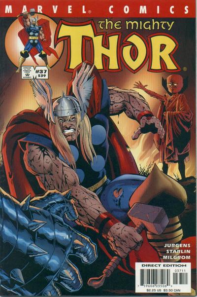 Cover for Thor (Marvel, 1998 series) #37 (539)