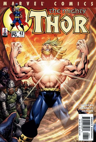 Cover for Thor (Marvel, 1998 series) #43 (545) [Direct Edition]
