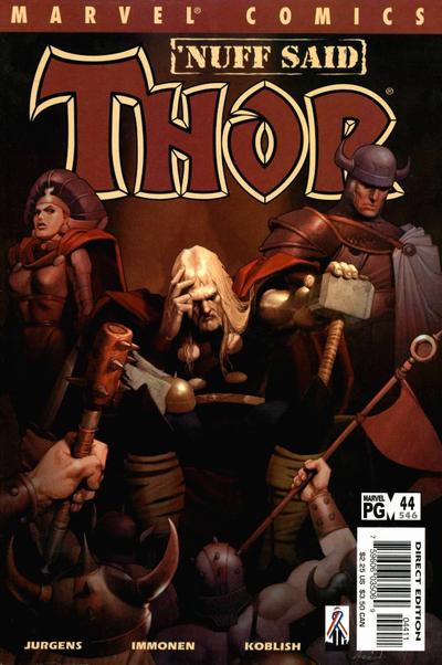 Cover for Thor (Marvel, 1998 series) #44 (546) [Direct Edition]