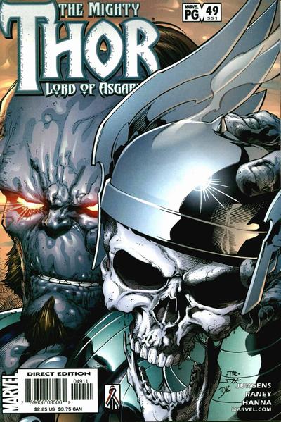 Cover for Thor (Marvel, 1998 series) #49 (551) [Direct Edition]