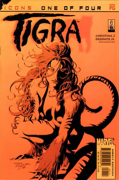 Cover for Tigra (Marvel, 2002 series) #1