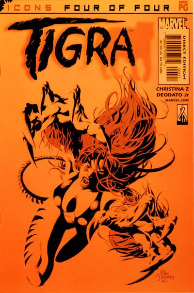Cover for Tigra (Marvel, 2002 series) #4