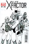Cover Thumbnail for All-New X-Factor (2014 series) #1 [Salvador Larroca Black & White Variant Cover]